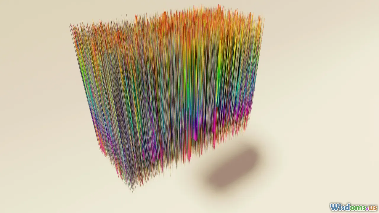 3d chart, depth illusions, data distortion