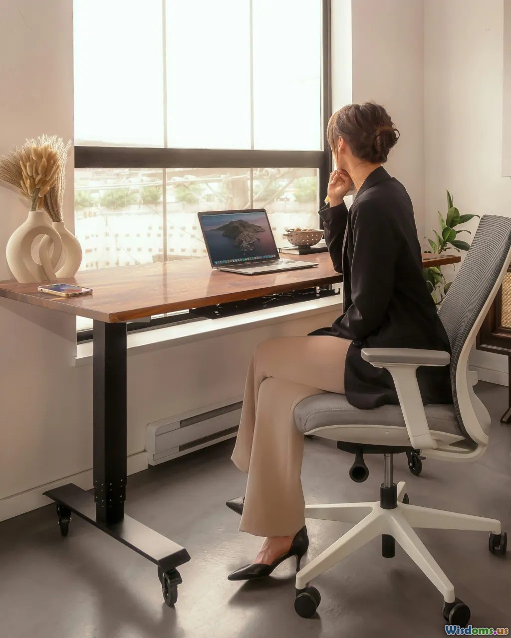 active office, standing desk, ergonomics, workplace wellness