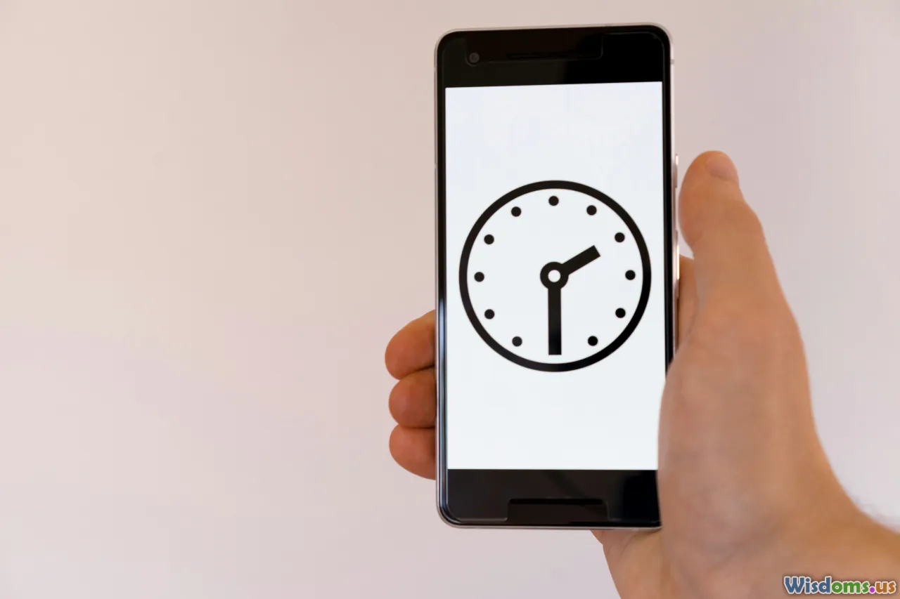 alarm clock, habit apps, checklists, wearable devices