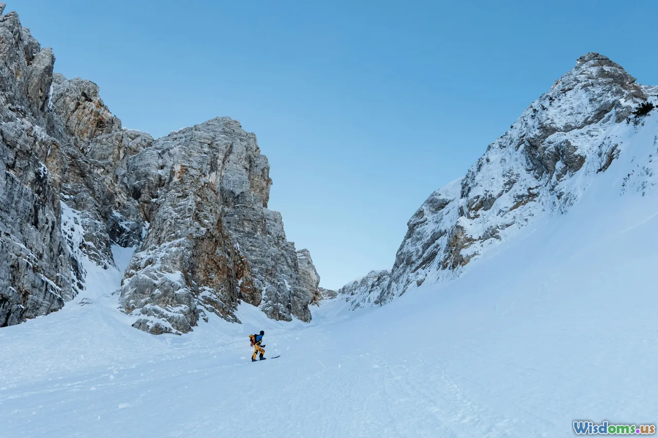 alpine climb, remote trek, winter traverse