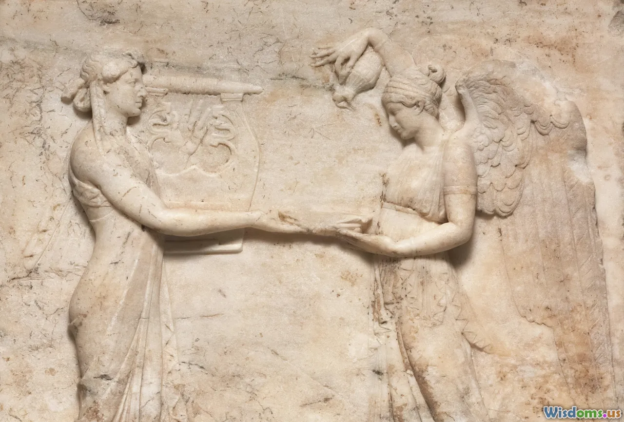 ancient envoys, scrolls, handshakes, negotiations