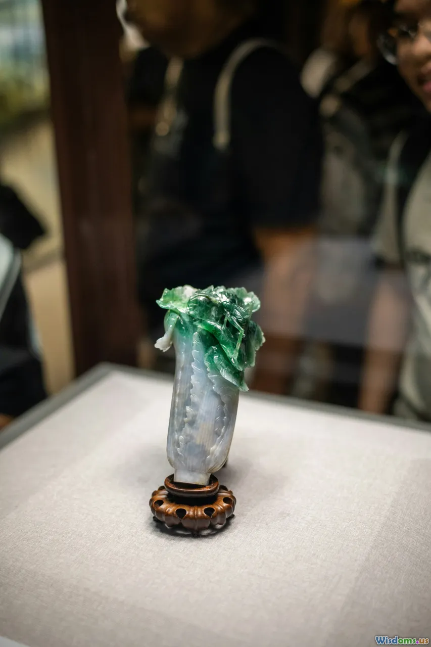 archaeological restoration, relics, artifacts in glass cases