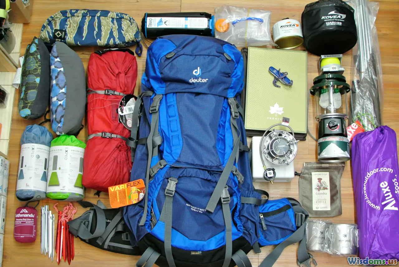 backpack, jungle gear, hiking equipment, packing essentials