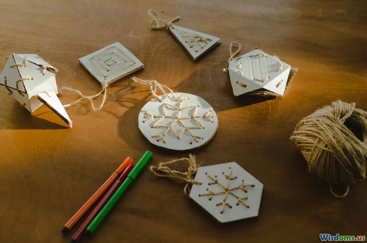 beginner crafting, easy DIY, simple ornaments