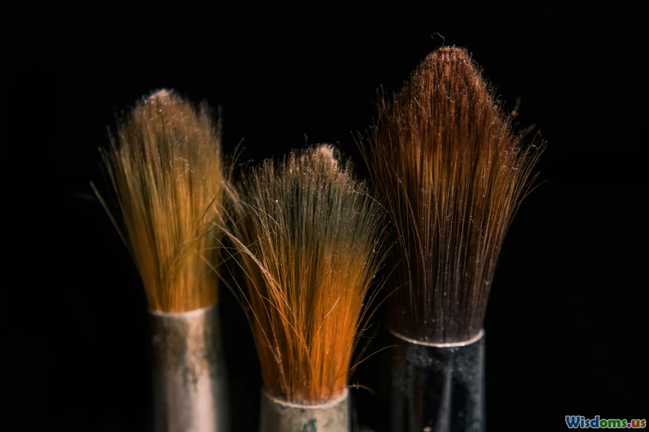 brushes, natural fibers, comparison