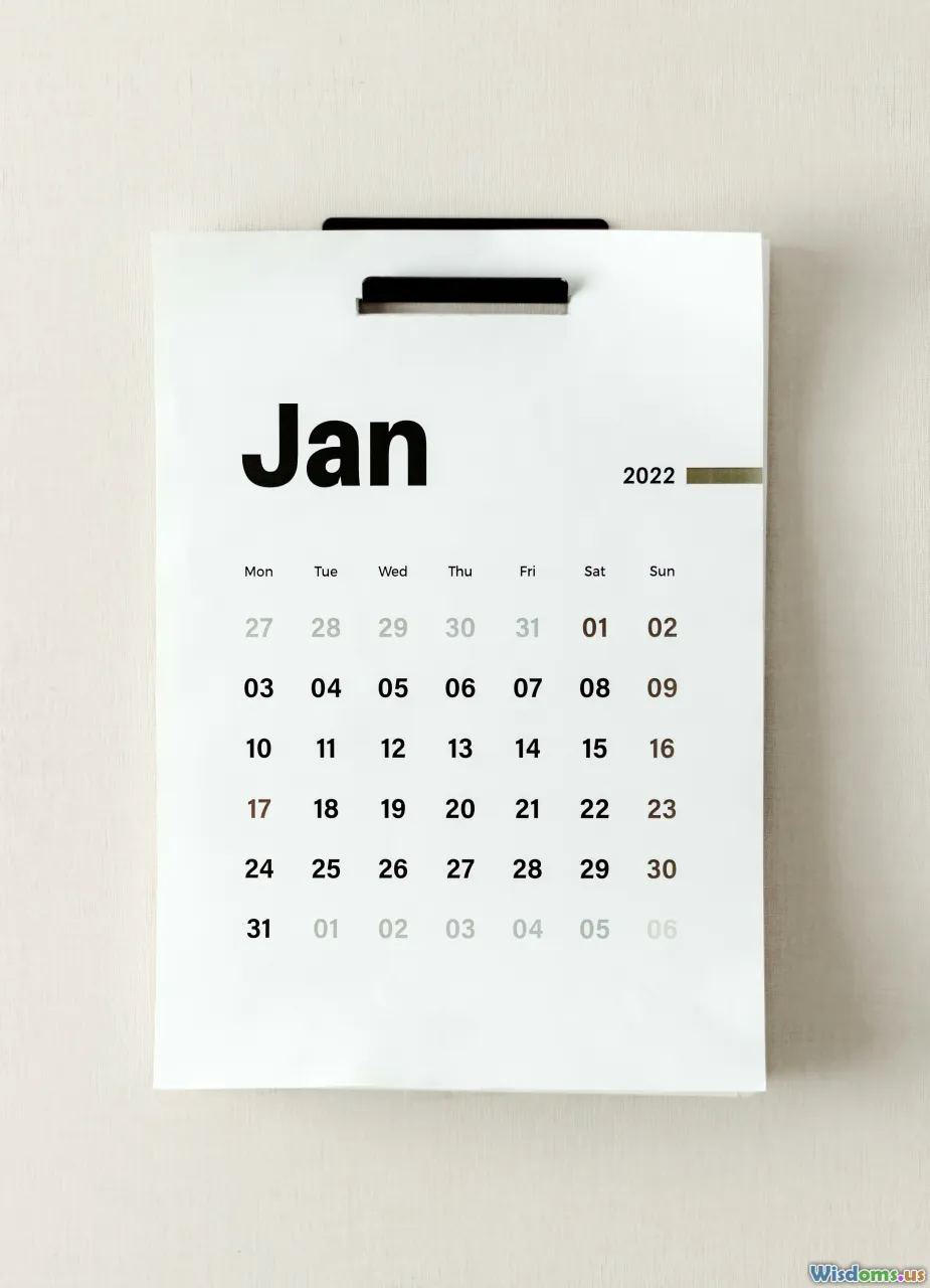 calendar, checklist, planner