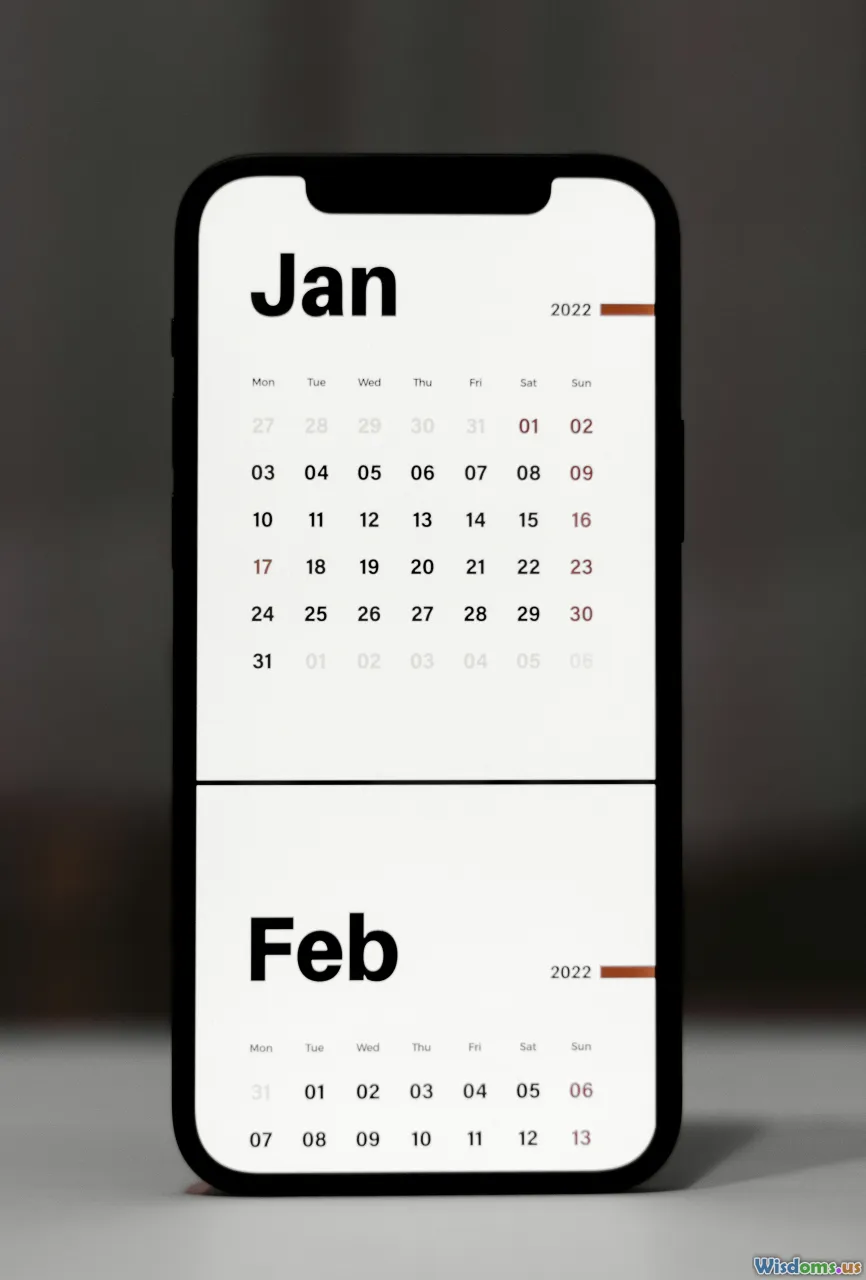 calendar, reminders, notifications, timezones