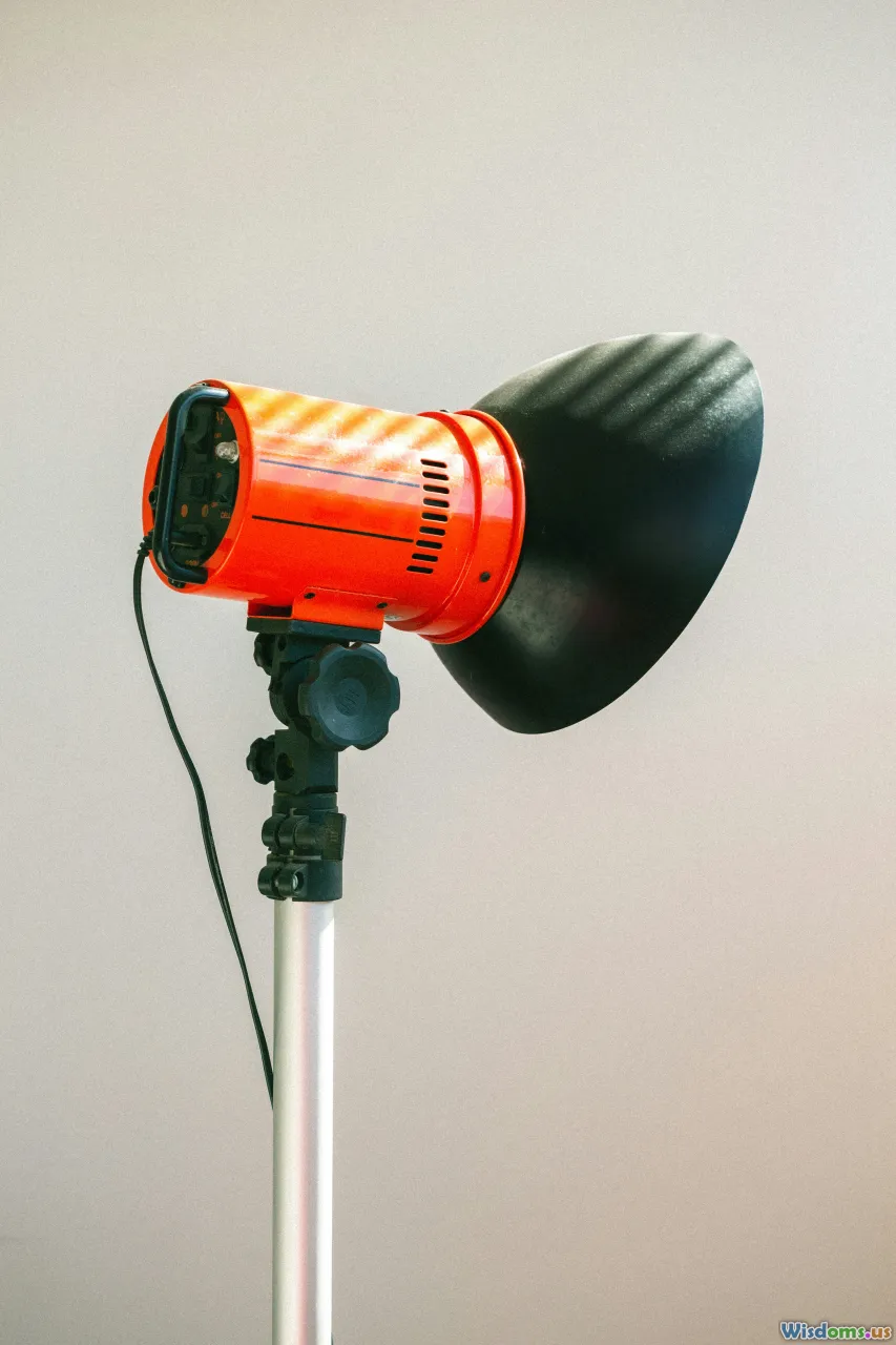 camera, sound, lighting, boom mic