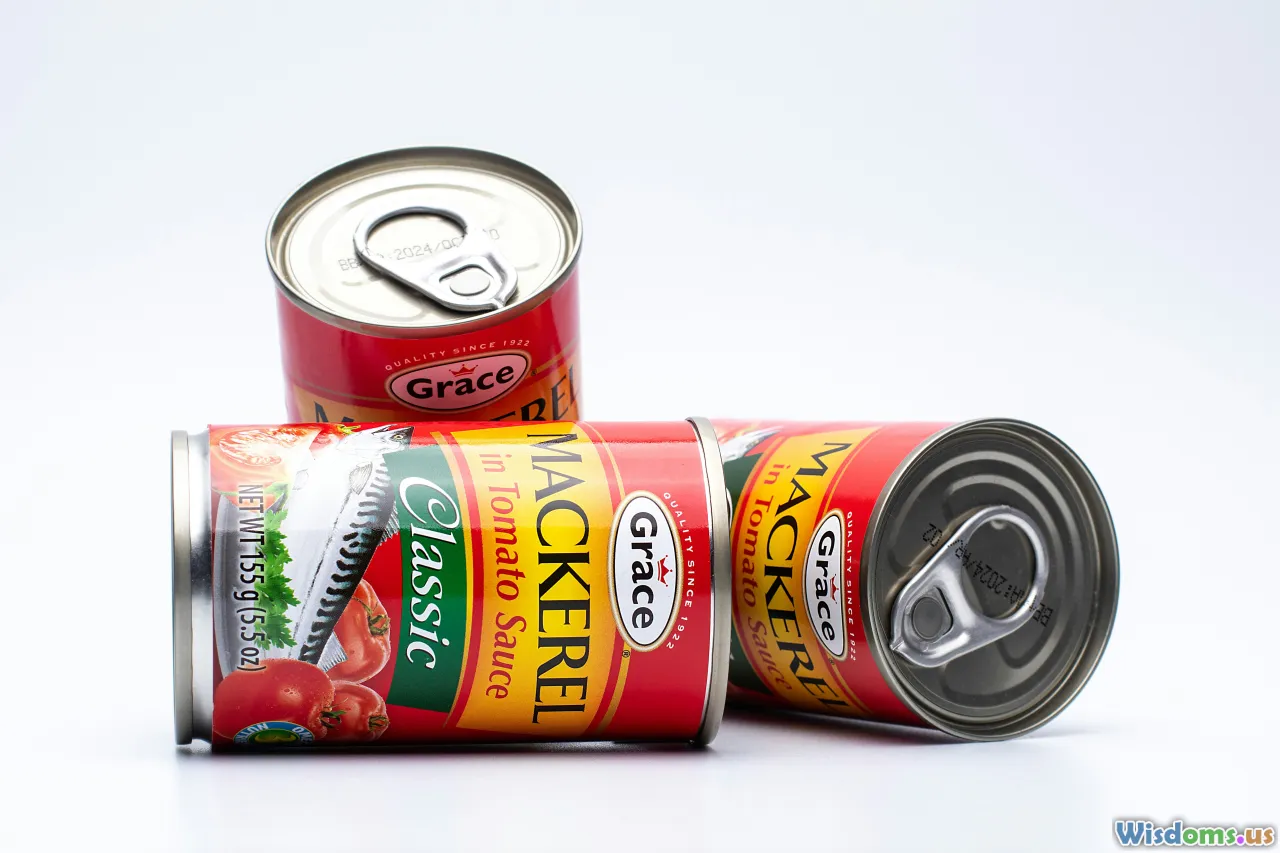 canned vegetables, canned soup, tin cans, organized pantry