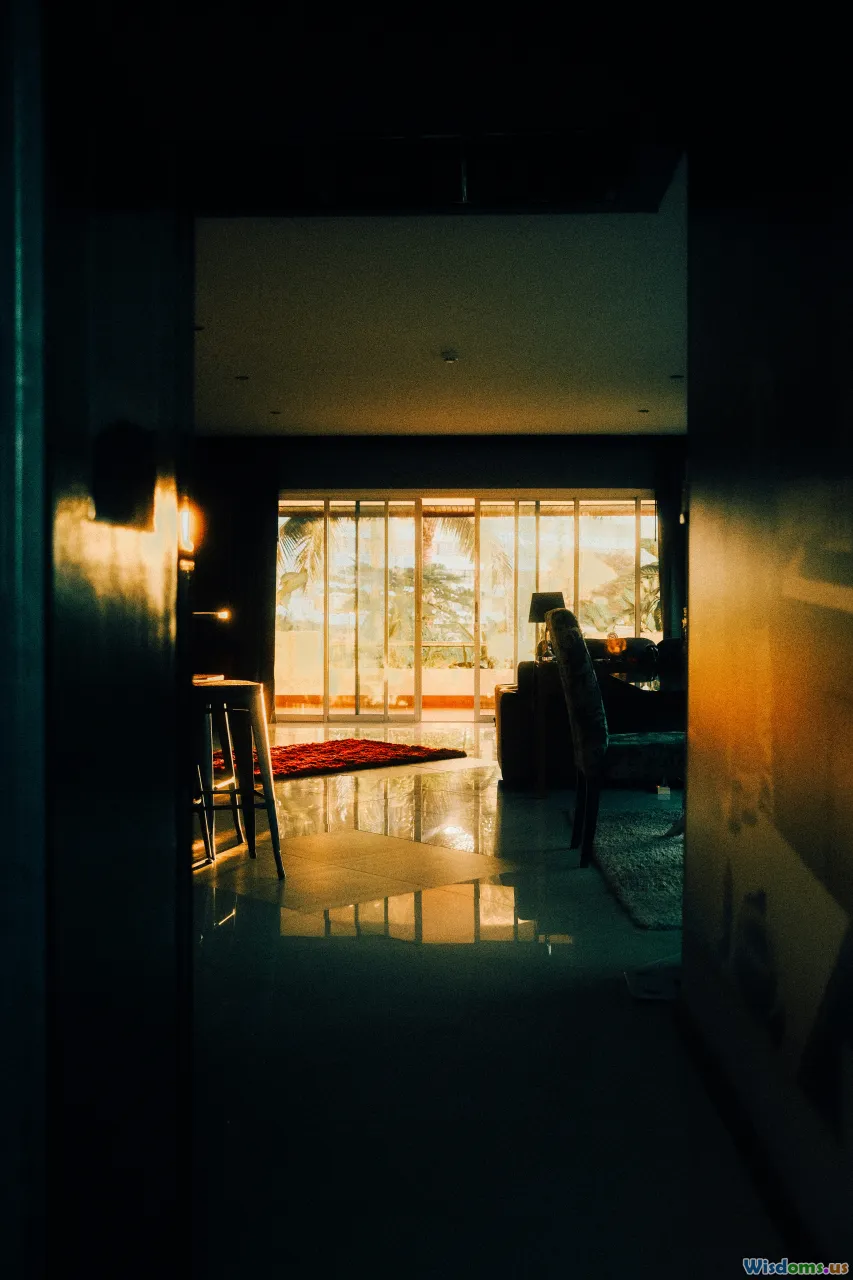 car ride, sunset walk, cozy living room, dog walking