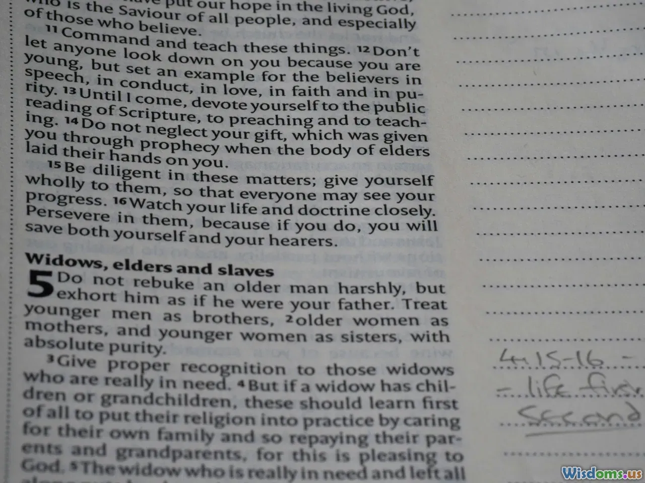 case study, examples, home life, notes