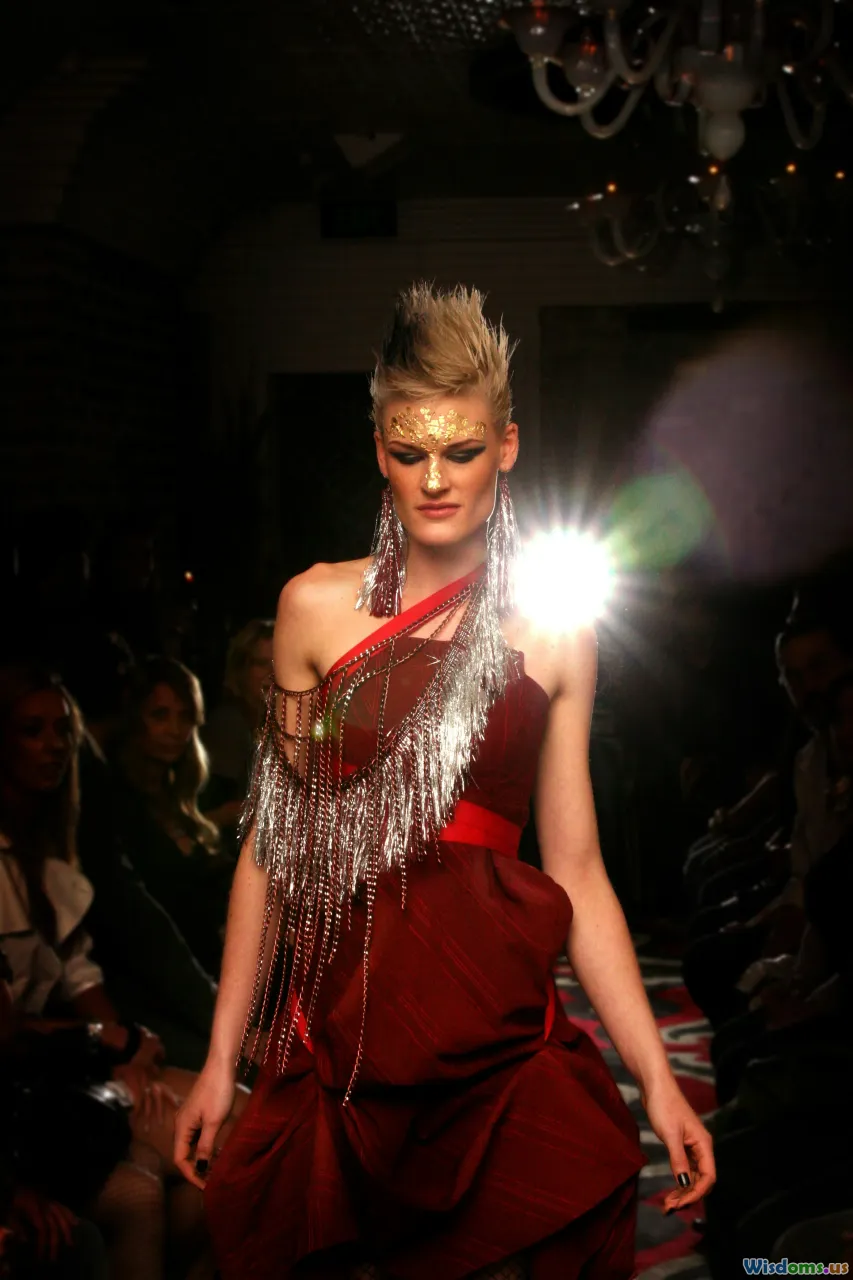 catwalk, runway lights, fashion models, audience