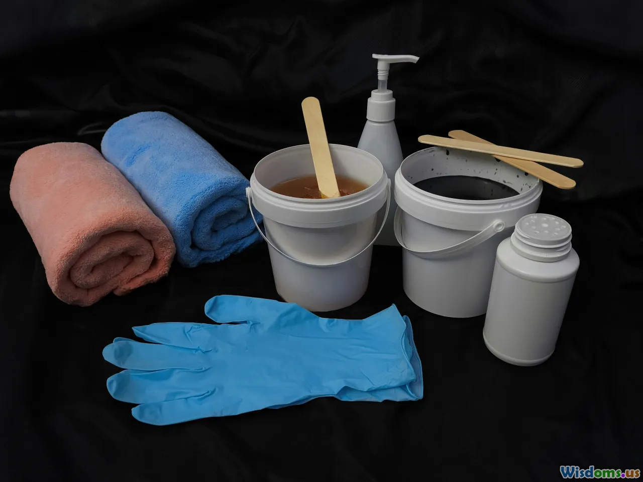 cleaning supplies, polishing cloth, instrument care