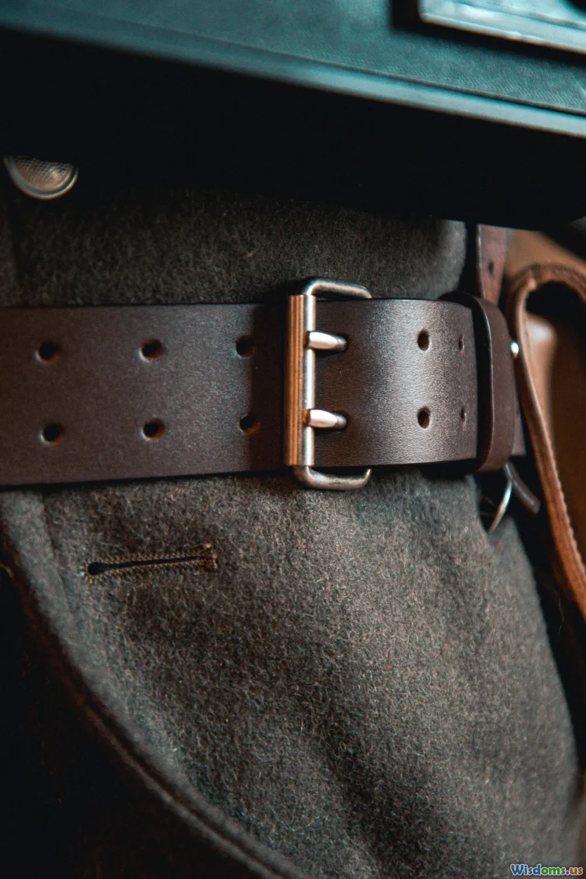 custom leather belt, finished belt, timeless accessories, belt craftsmanship