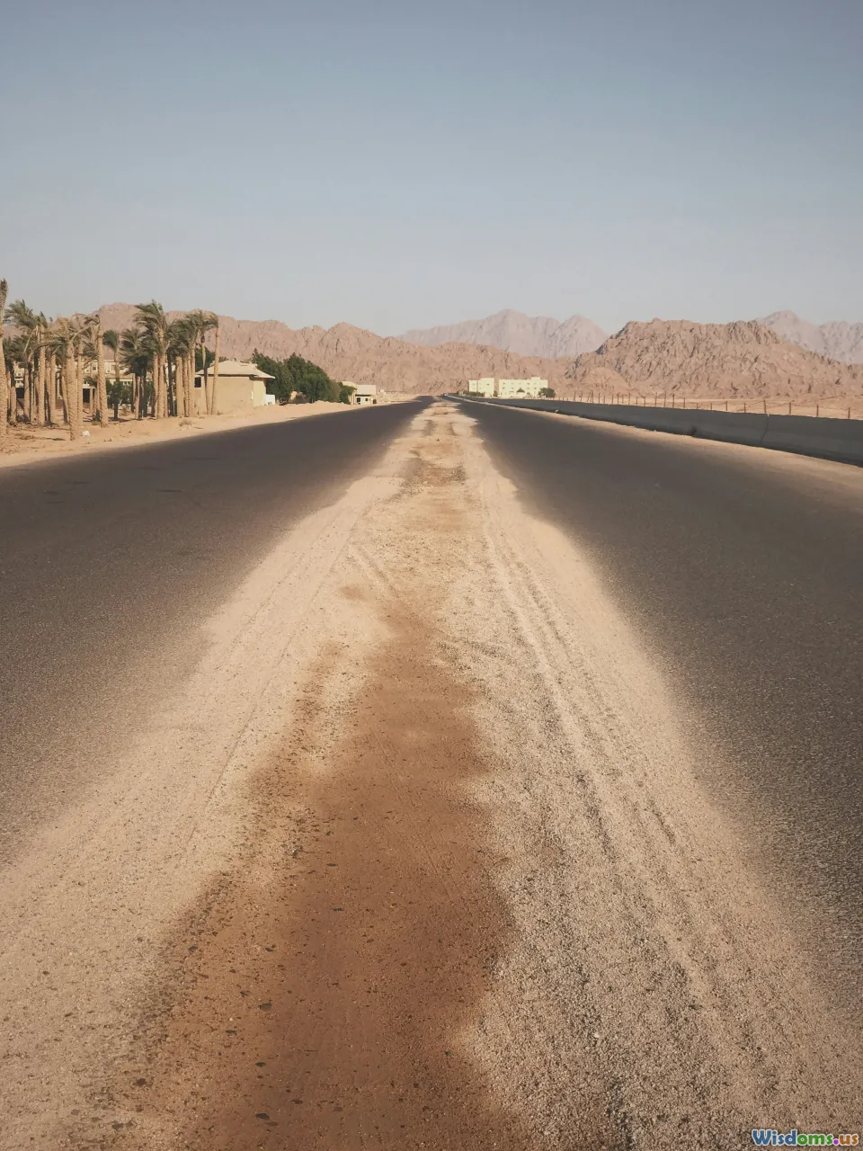 desert, mirage, roadblock, confusion