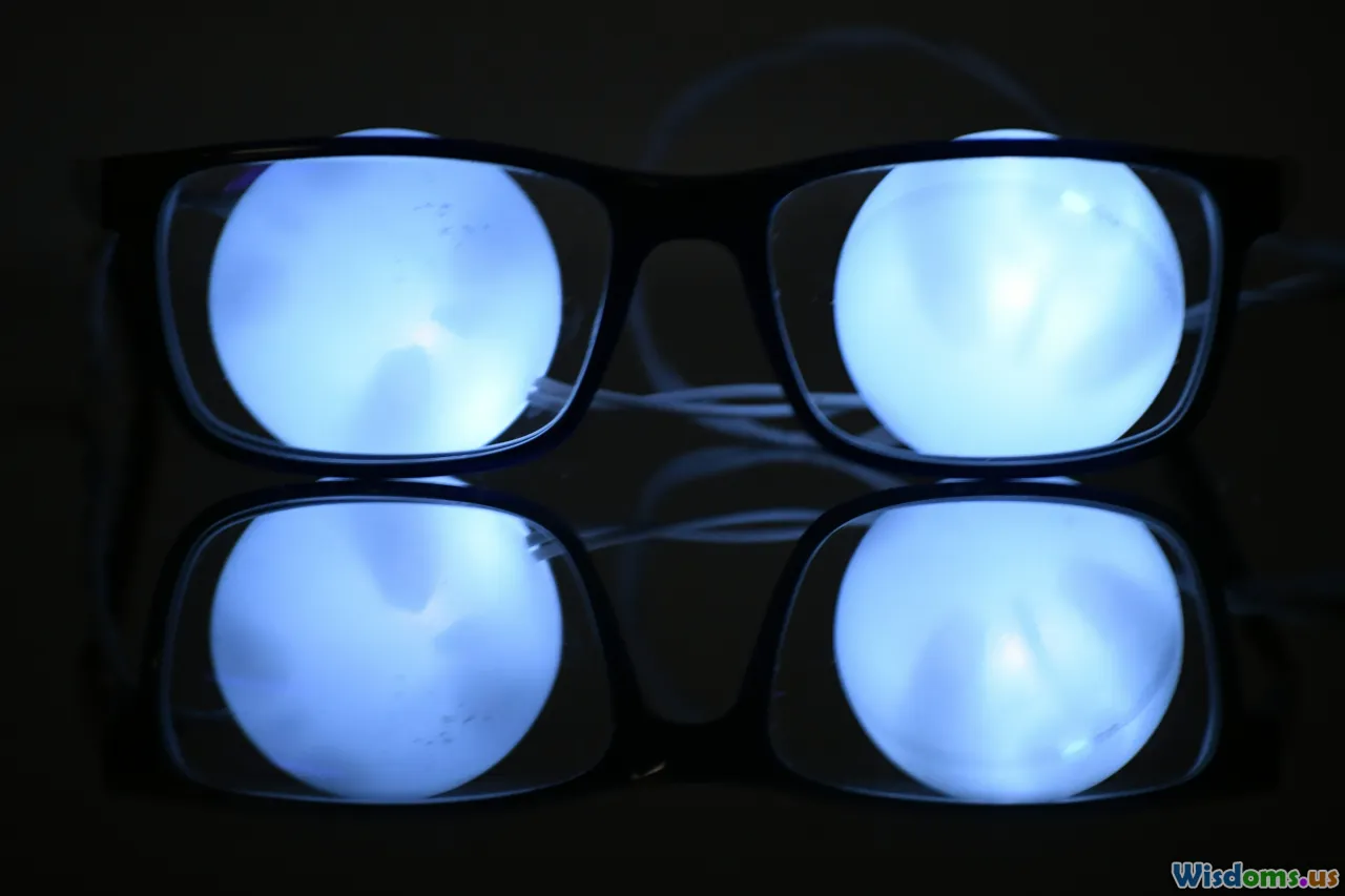 eye strain, computer vision, blue light, monitor, glasses