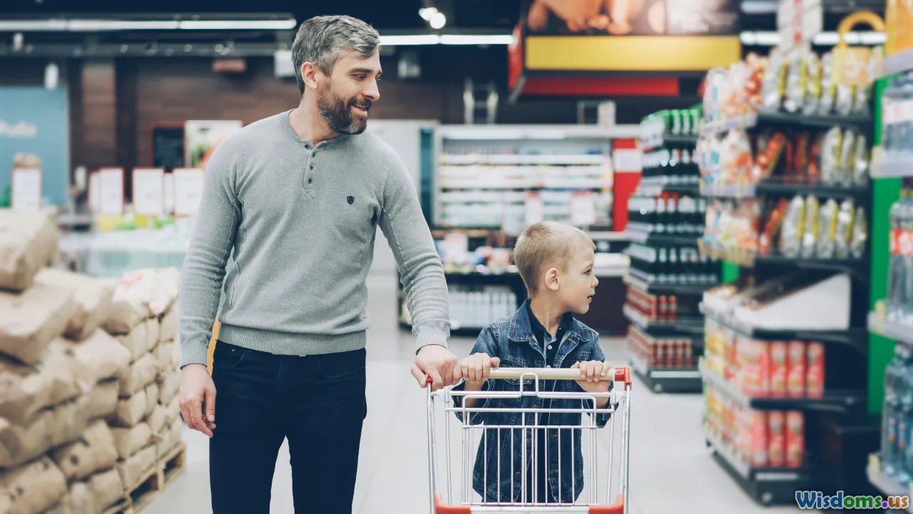 family-grocery, kids-shopping, healthy-family, grocery-teamwork