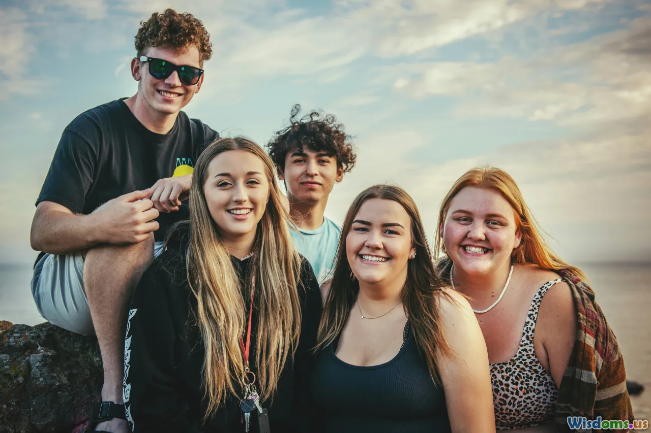 family support, friends helping, teen community