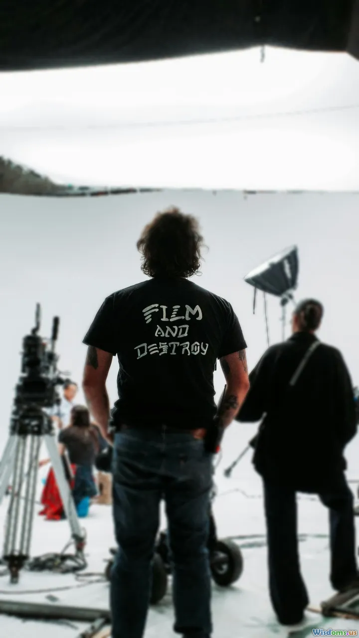 film set, director, crew, clapperboard