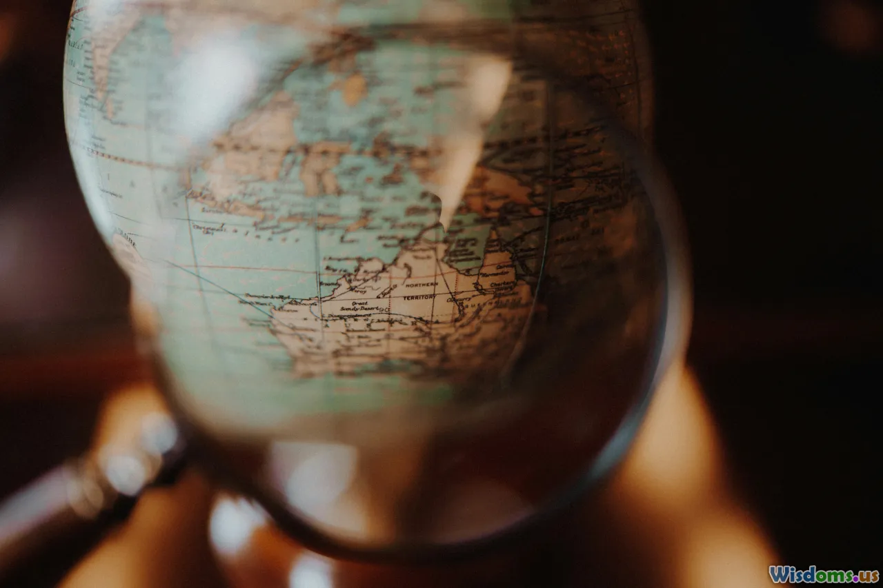 flags, magnifying glass, quality