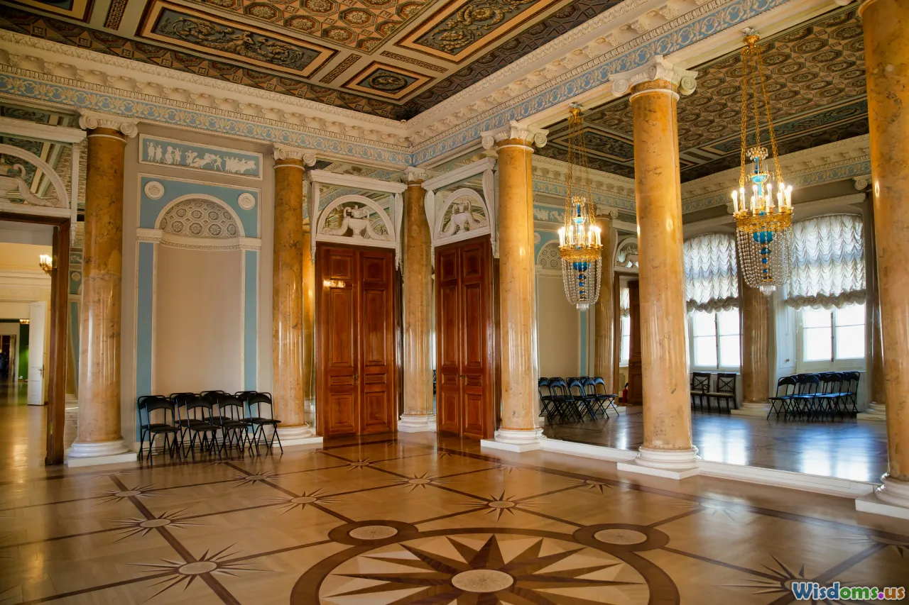grand halls, secret meetings, historic building interiors
