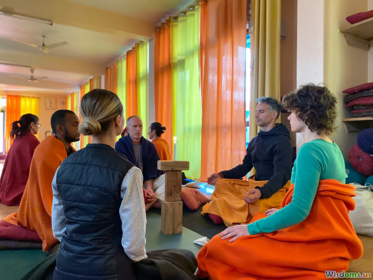 group meditation, community, workplace wellness, social health