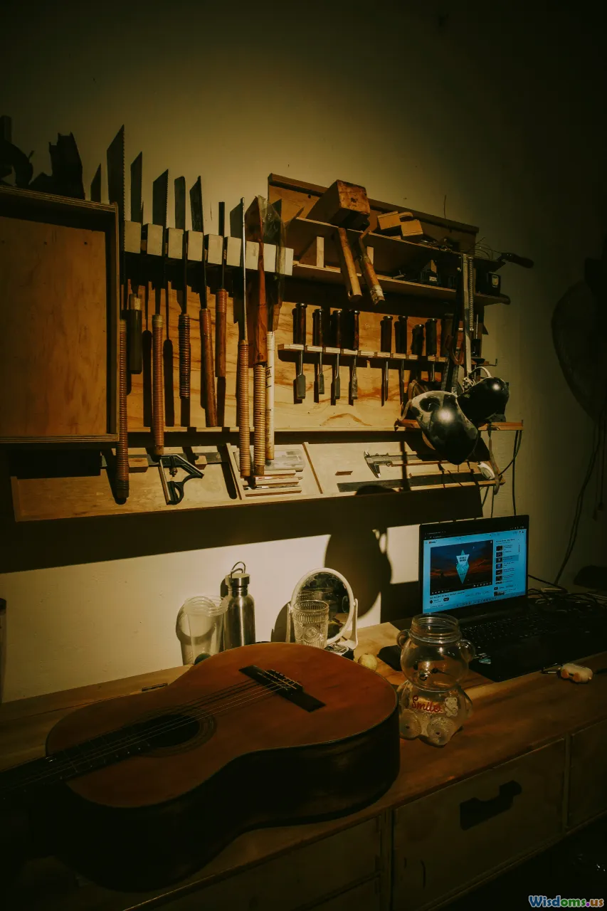 hands-on leatherwork, toolkit, workspace setup