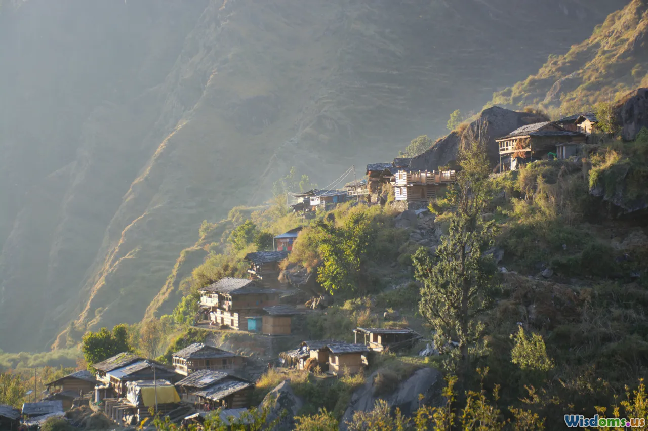 Himalayas, volunteering, villages, trails