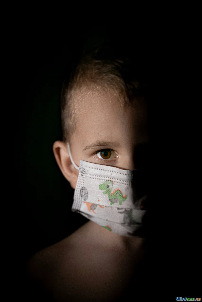 hospital, children, mask
