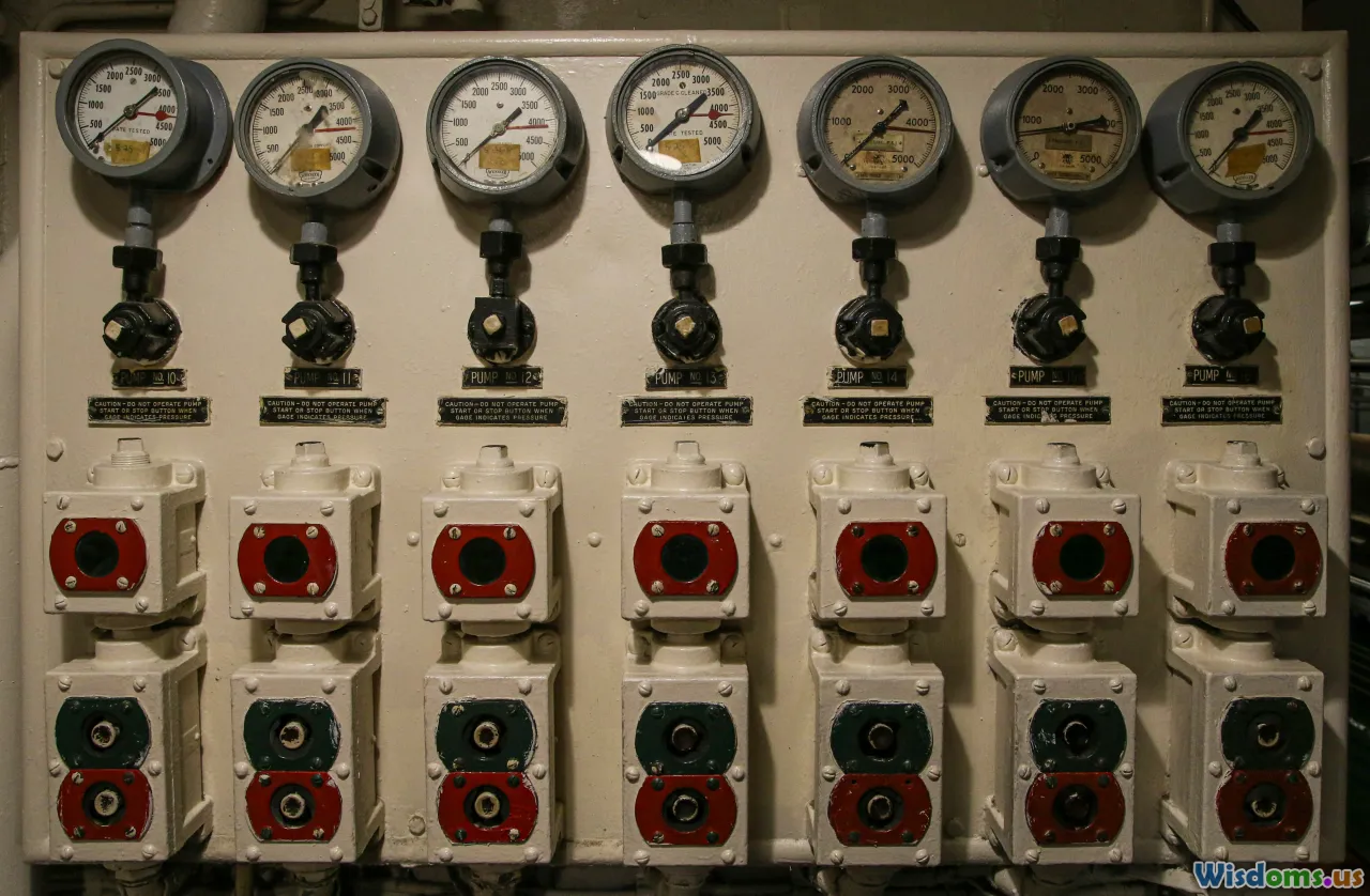interior, analog dials, toggles