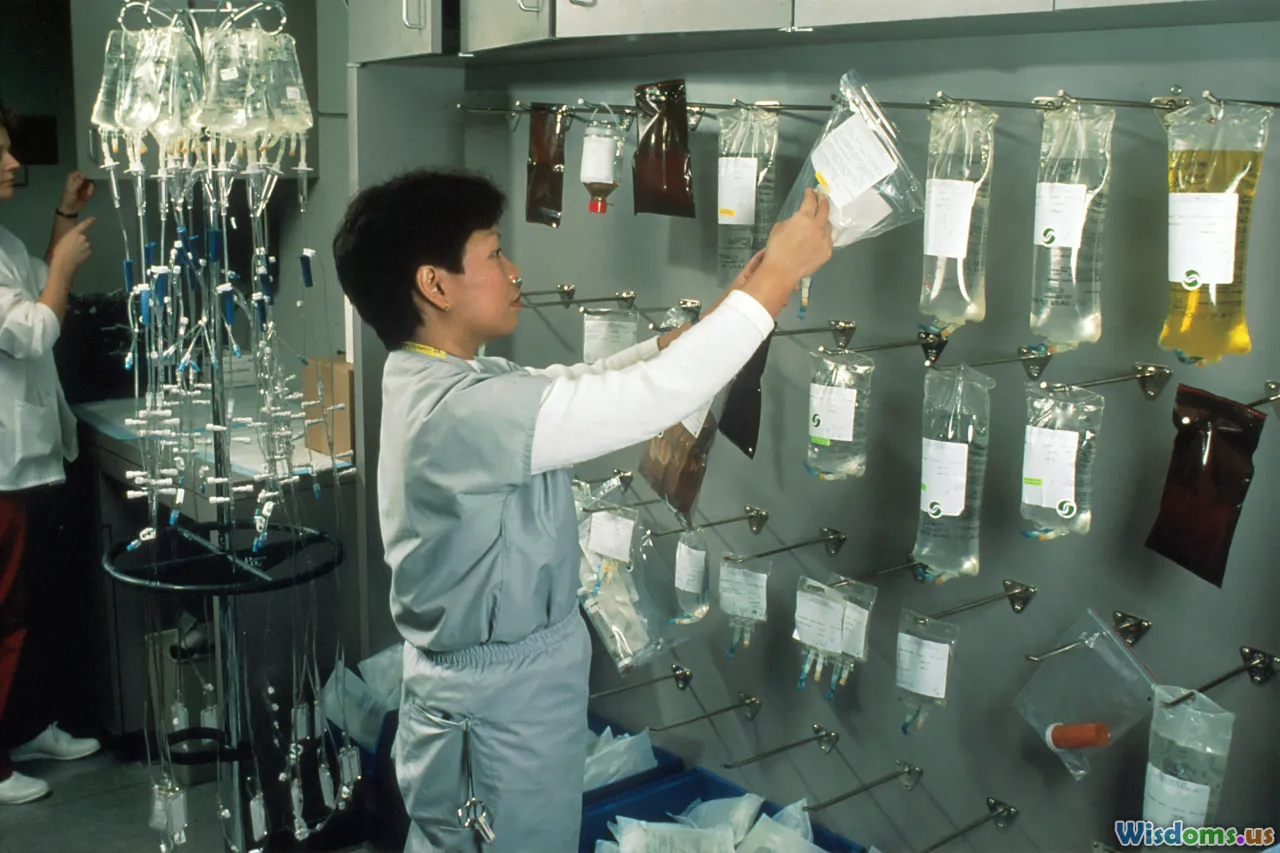 lab equipment, experimentation, scientists working