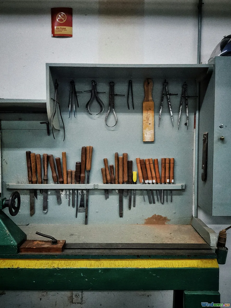 leather tool organizer, workbench, tool rack