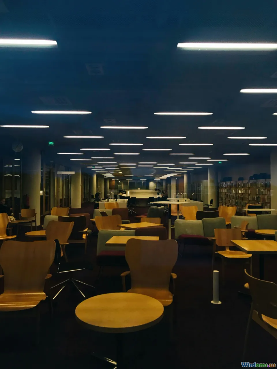 library interior, technology access, diverse people, computers