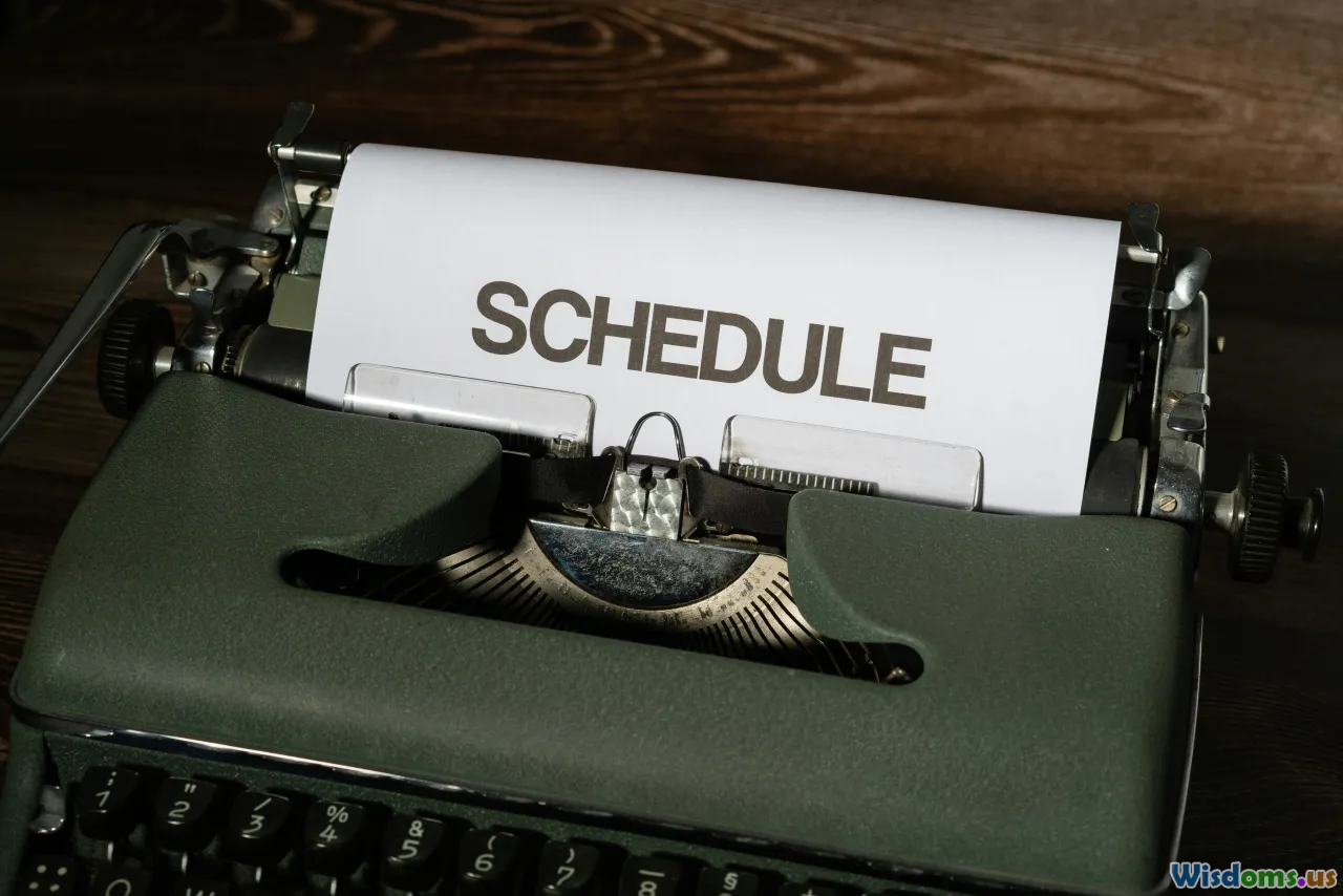 maintenance, schedule, reliability