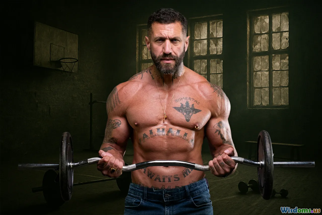 male profile, aging, fitness, masculinity