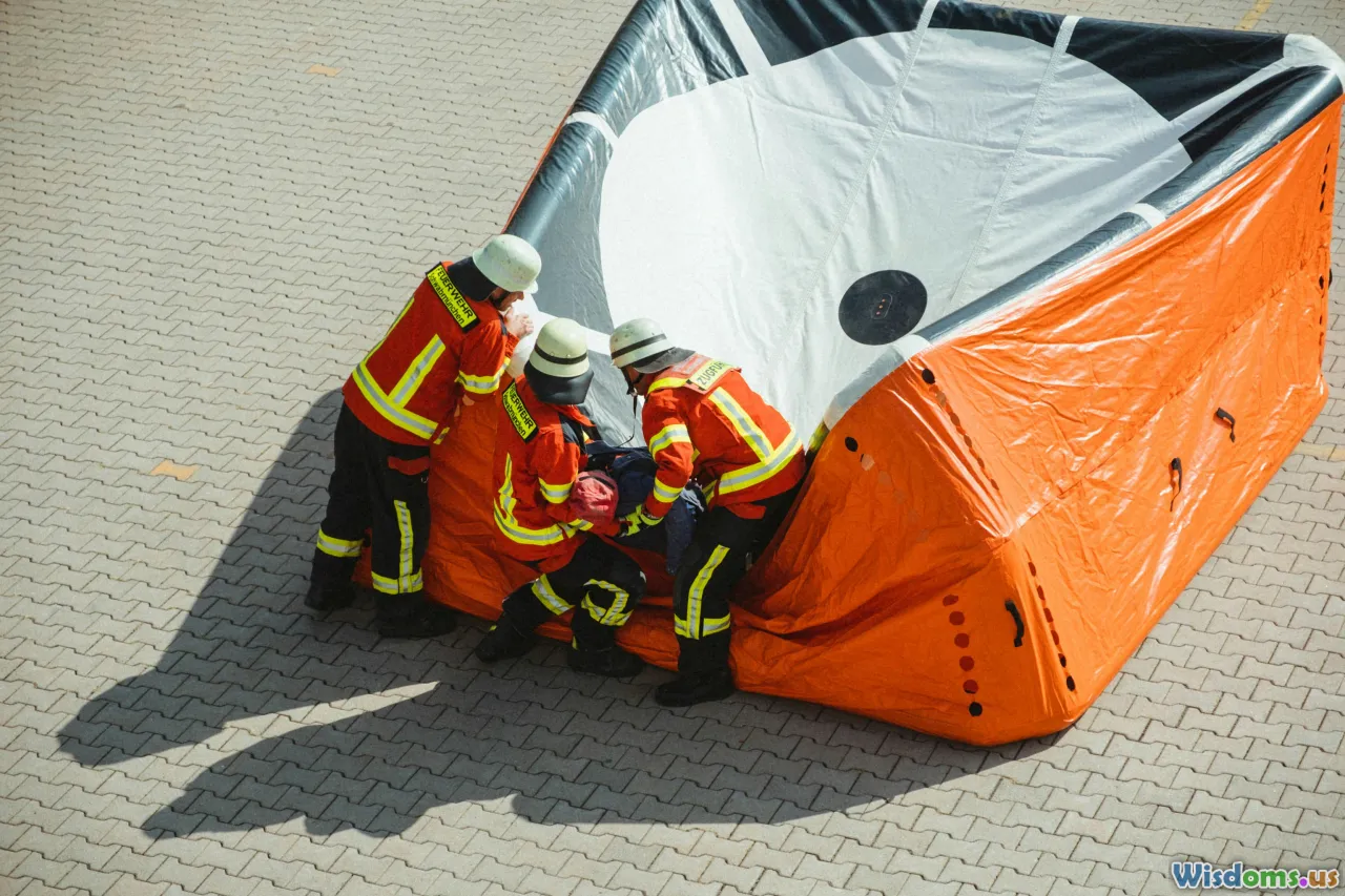 medical support, decontamination, triage, tent