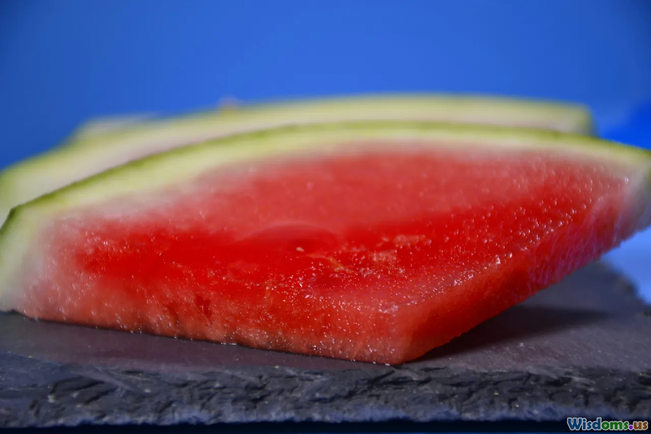melon, fruit, sushi, fusion cuisine