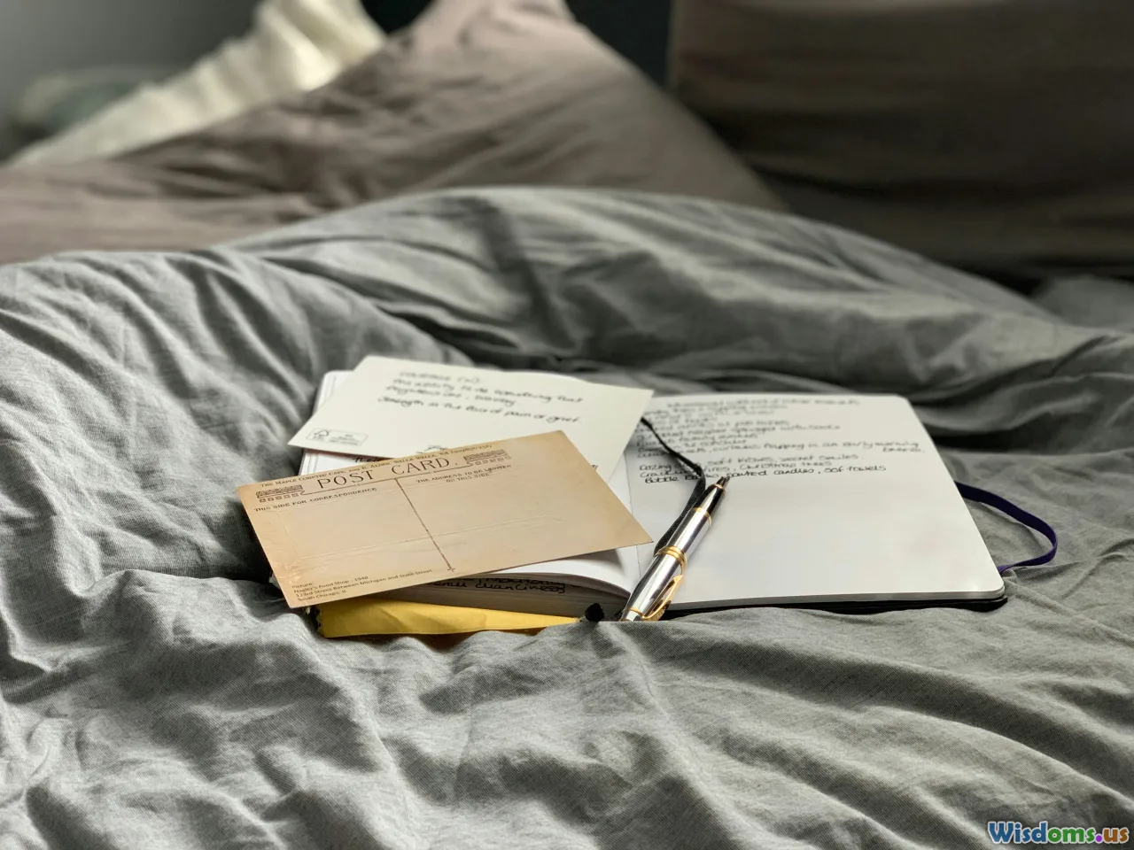 notebook, sleep, morning, routine