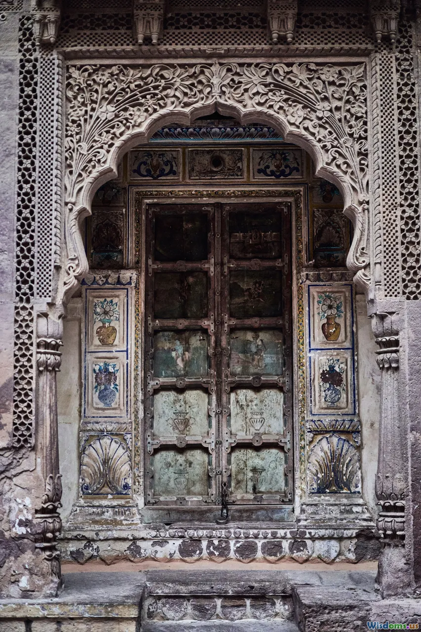 ornate paneling, disguised doors, rococo art, palace interiors