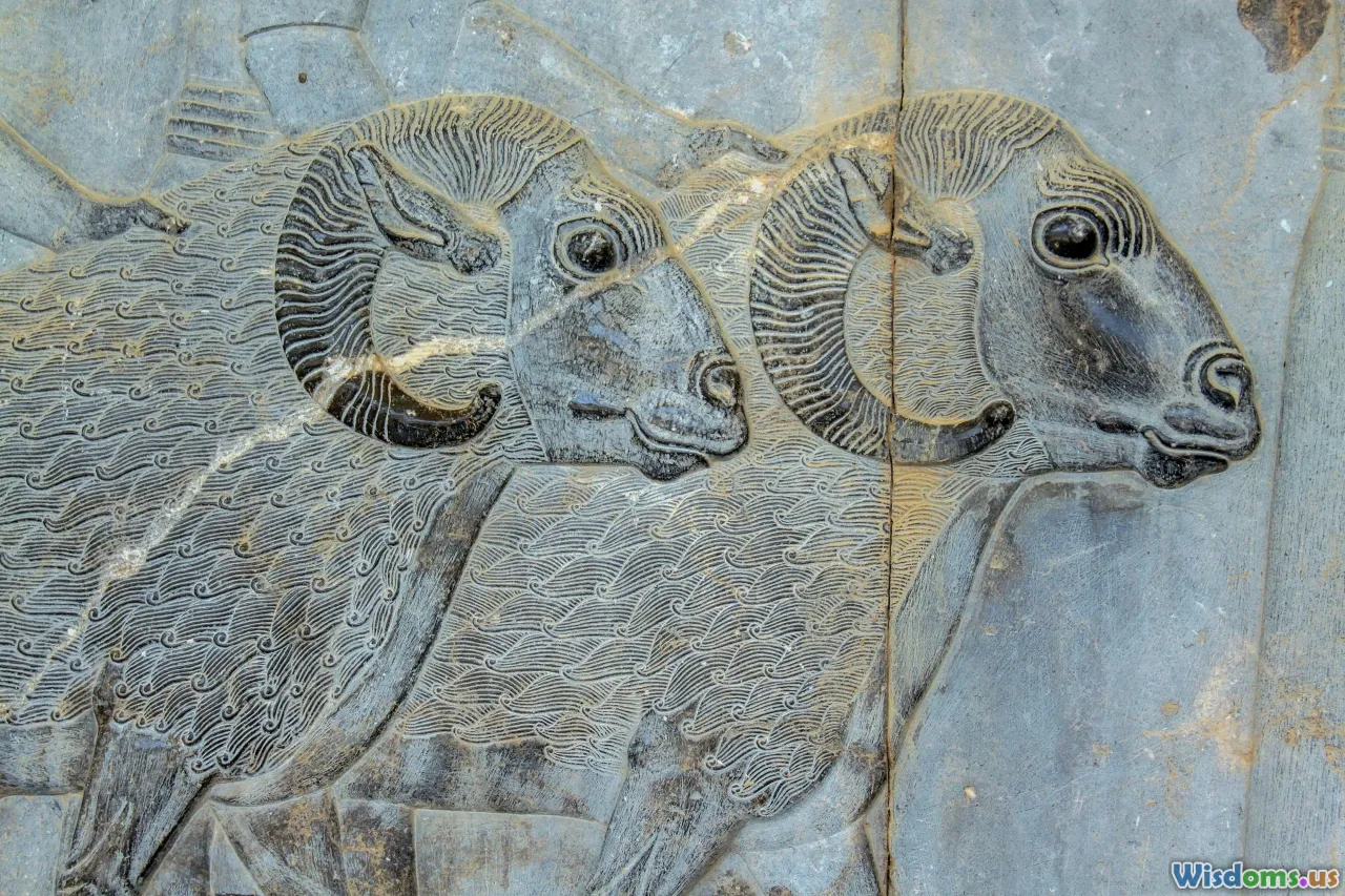 Persepolis tablets, satrapy map, archives, seals