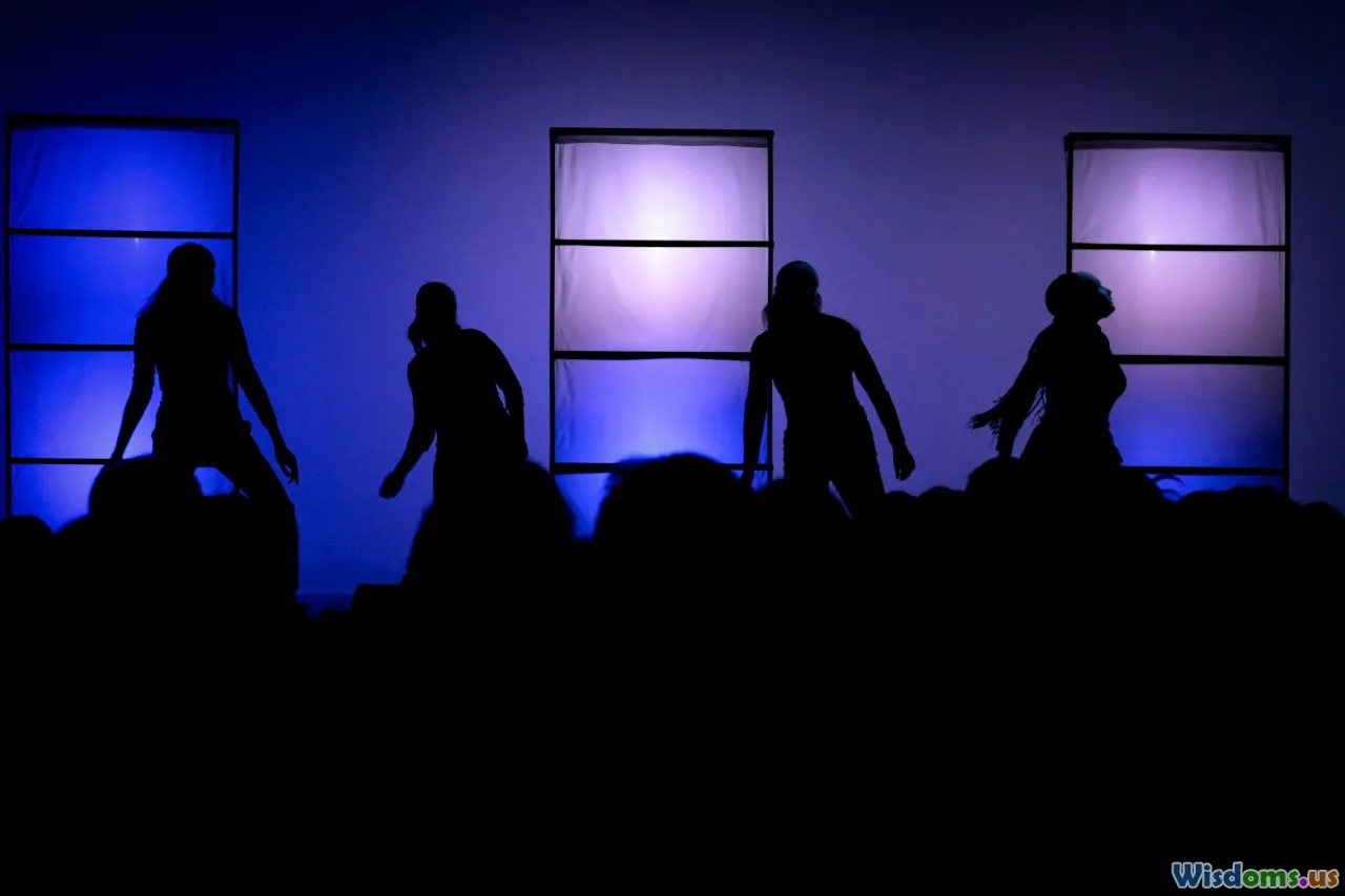 pop concert, spotlight, choreography