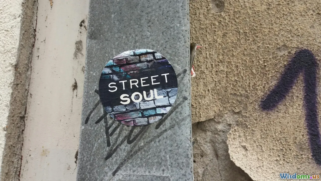 poster, hidden message, city street, easter eggs