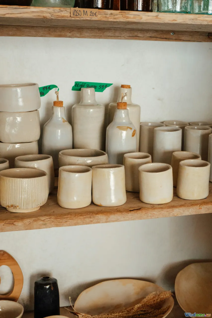 pottery studio, kiln, small business