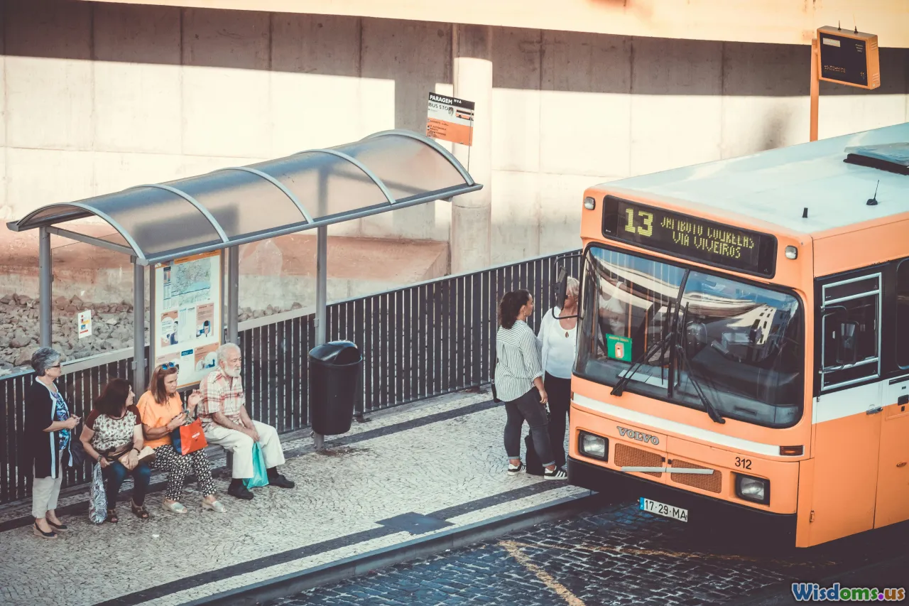 public transport, bus stops, transit hubs, commute integration