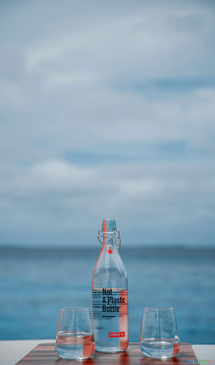 recycled plastic bottles, ocean science equipment, GPS tracker, homemade drifter