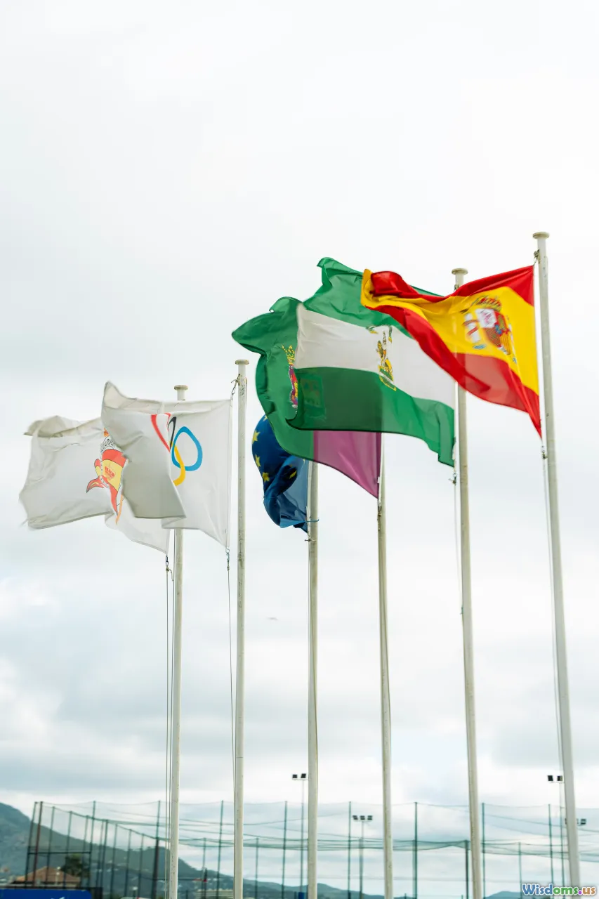 regional map, cooperation, policy forum, flags