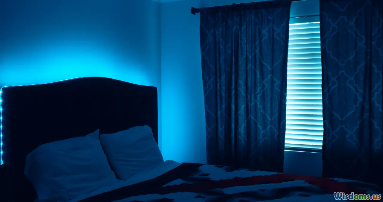 restful sleep, dark bedroom, digital detox