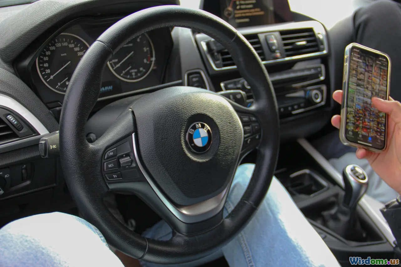 rideshare driver, app, steering wheel