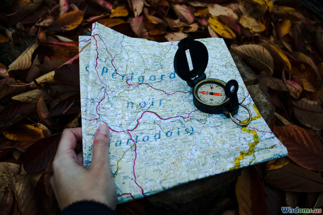 roadmap, steps, compass, journey