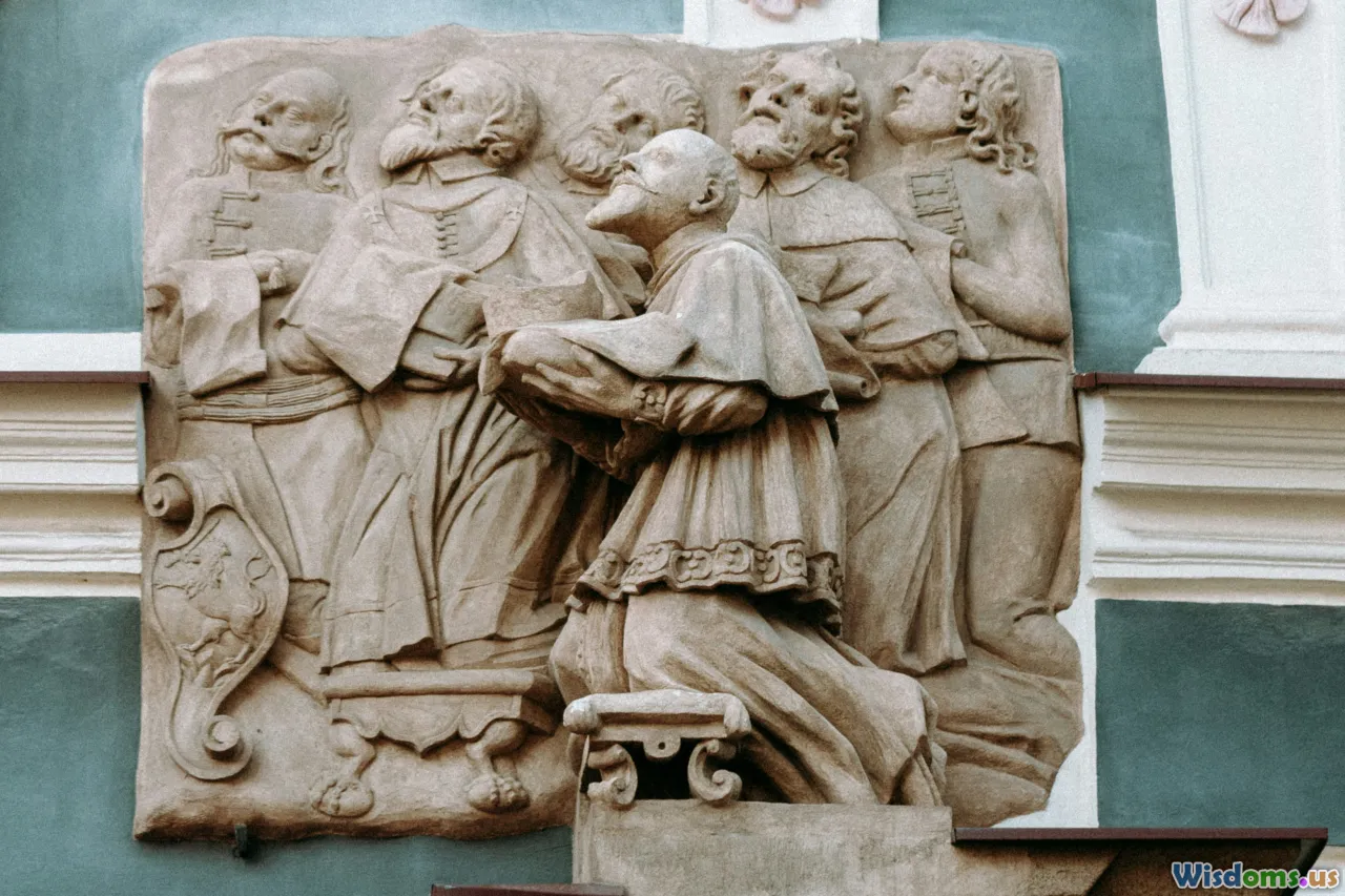 Roman general, emperor, map of provinces, senate meeting